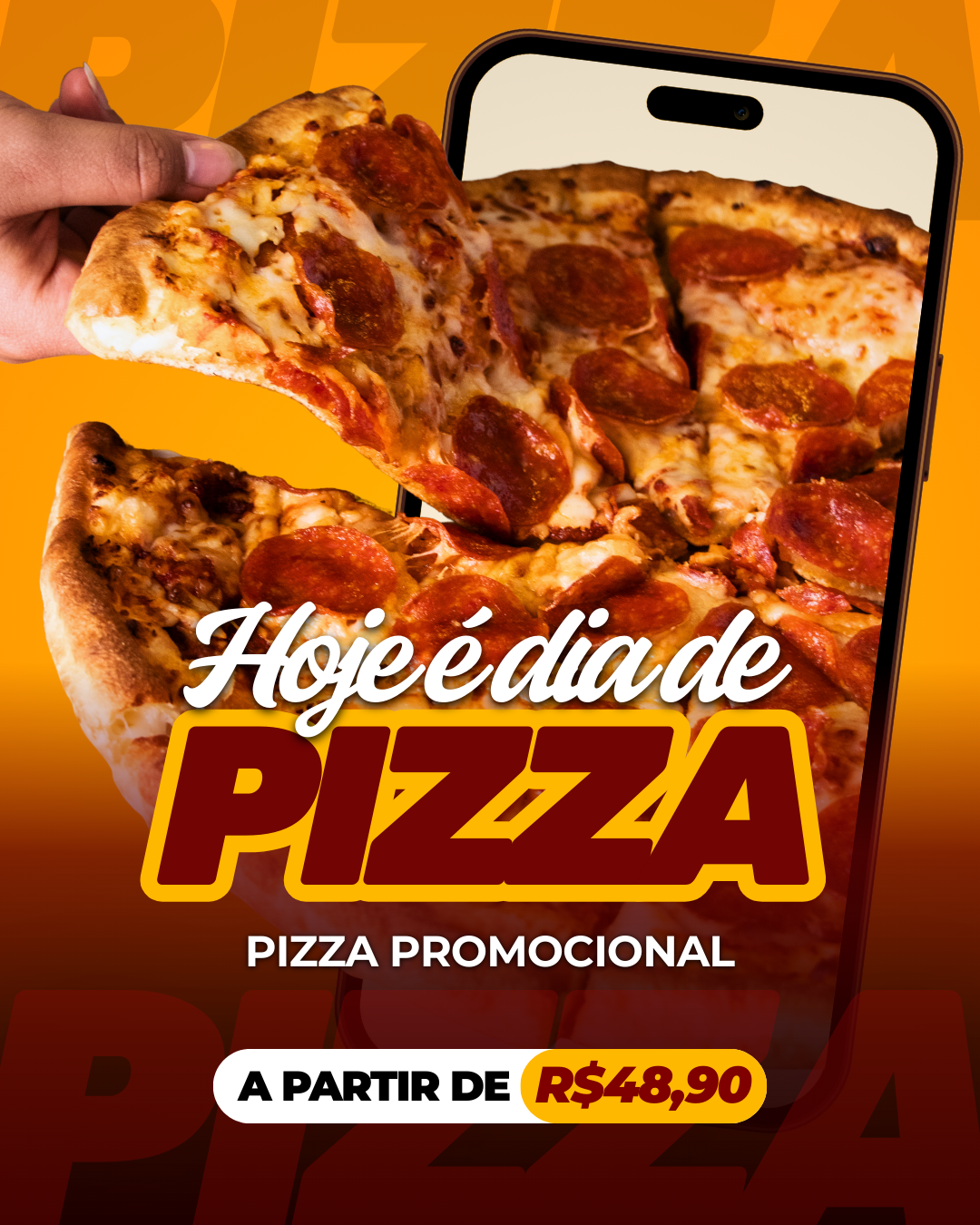 Hoje é dia de Pizza