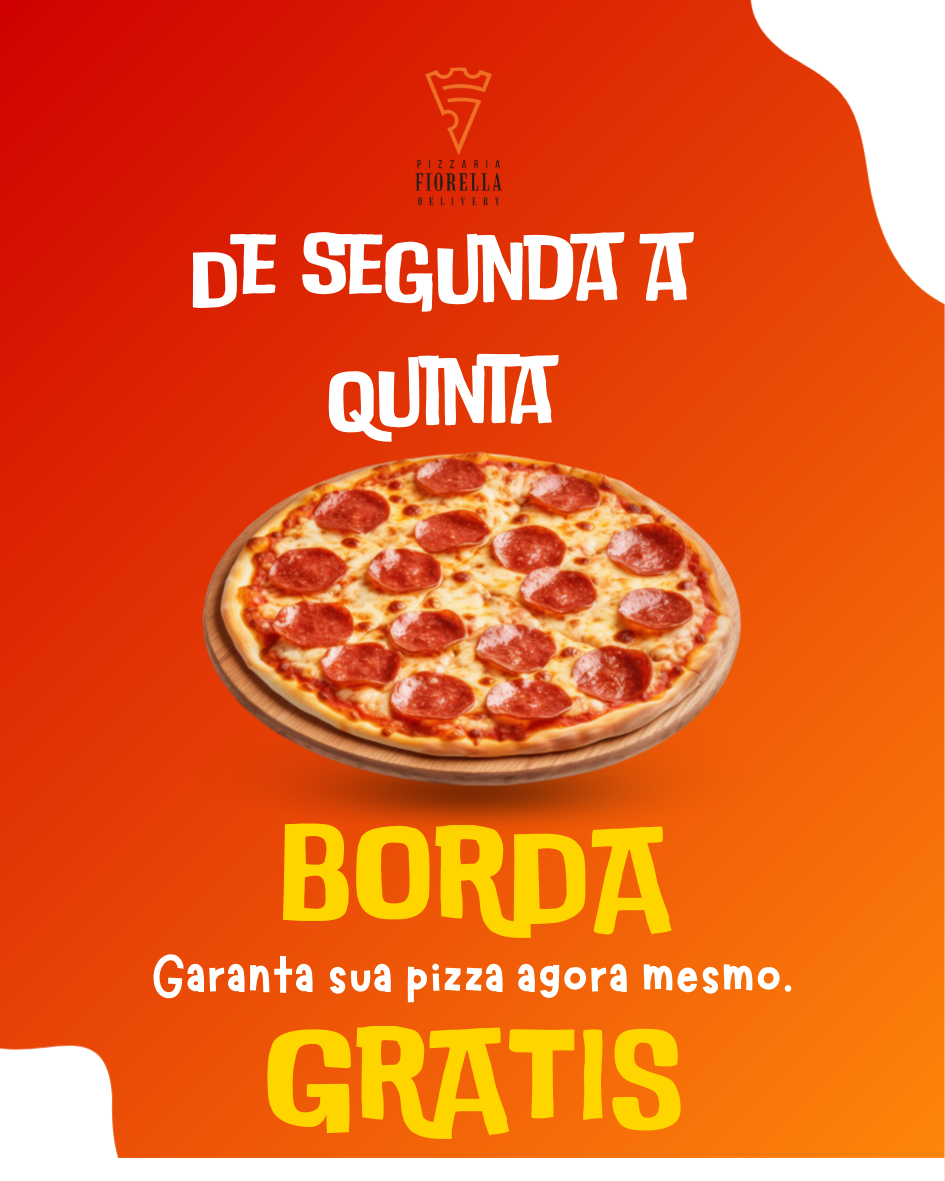 Borda Gratis Recheada de Segunda a Quinta